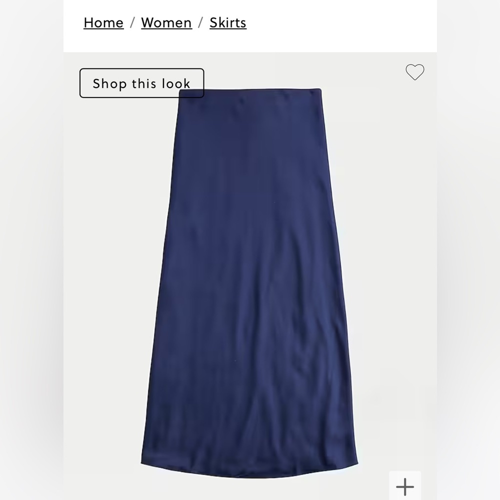 J. Crew Gwyneth Slip Skirt in Navy Size Medium